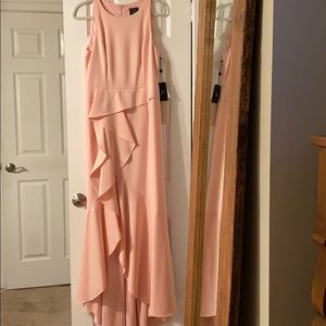 Adrianna Papell pink gown